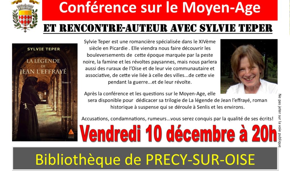Conférence sur le Moyen-Âge, le 10/12 à Precy-sur-Oise