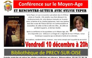 Conférence sur le Moyen-Âge, le 10/12 à Precy-sur-Oise